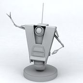 Claptrap (videojuego). Design, Film, Video, TV, and 3D project by Santiago Perez Lamas - 05.04.2010