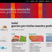 unestudio website. Design, and Programming project by Lucía Guedes de Rezende - 05.06.2010