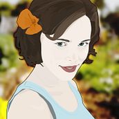 Vectorizando 9, Rachel McAdams. Traditional illustration project by Josep Viciana - 05.17.2010