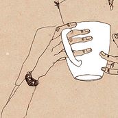 coffee & cigarettes. Design, and Traditional illustration project by rafa manso - 06.11.2010