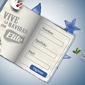 Elite te saluda en Navidad. Design, Programming, IT, and Advertising project by Roberto Nicolai Pefaur Zschoche - 06.14.2010