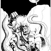 Hellboy. Un proyecto de Ilustración tradicional de Tomás Morón Aranda - 02.07.2010