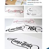 Lettering A 1 Tinta. Un proyecto de  de Rodrigo Maroto - 12.07.2010