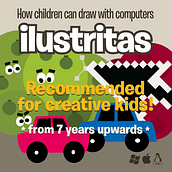 ilustritas - ¡Recomendado para niños creativos!. Design, and Traditional illustration project by Carlos Alberto - 08.08.2010