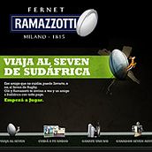 Fernet Ramazzotti - Viajá al seven de sudáfrica. Design, Motion Graphics, Traditional illustration, Film, Video, TV, Programming, UX / UI, IT, Photograph, and Advertising project by Juan Francisco Amézaga - 09.07.2010