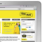 Amnistía Internacional, tienda online. Design project by Javier González - 09.23.2010