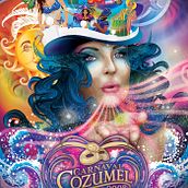 Cartel Carnaval Cozumel 2008. Design, Traditional illustration, and Advertising project by Leydi Alejandra Marí Rivero - 10.04.2010