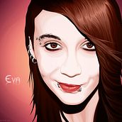 Eva. Design, Traditional illustration, and UX / UI project by Emilio Suárez - 10.04.2010