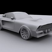 Ford Mustang GT 500 Eleanor. 3D project by Felipe Cambas Cancelo - 10.06.2010