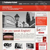 Web - Padington School. Design project by Jose Antonio Montero Sandoval - 10.14.2010