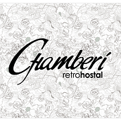 Chamberí RetroHostal. Design, Traditional illustration, and Advertising project by rk estudio - 12.04.2010