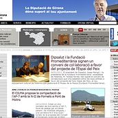 Web oficial Diputació de Girona. Programming & IT project by Mario Martínez Catena - 01.05.2011