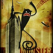 Monster. Traditional illustration project by Miguel Ángel Lucha - 01.07.2011
