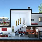 Perspectivas Arquitectura.. 3D project by Victor Moreno - 01.10.2011