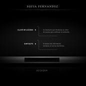 Sofía Fernández. Design, Programming, and Advertising project by bsualism - 01.10.2011