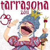 Cartel Carnaval Tarragona 2011. Design, and Traditional illustration project by Marta Escobar - 01.27.2011