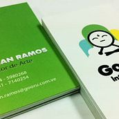 Tarjetas de Presentación de Gooru Interactiva. Un proyecto de Diseño de Adrian Ramos - 31.01.2011