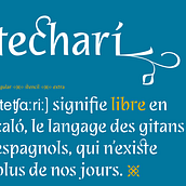 Techarí. Design project by Pilar Cano - 02.06.2011