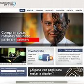 No Compro Robado - Website. Design, Programming, UX / UI & IT project by Mario Rene Esposito - 02.15.2011