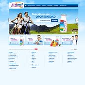 Website Actimel. Design project by Leticia Rojo - 05.08.2011