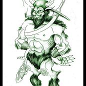 Creación de personaje (grafito). Un proyecto de Diseño e Ilustración tradicional de Jesús Prieto Revuelta - 18.05.2011