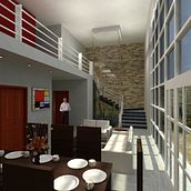 Casa Habitacion. Design, e 3D projeto de Luis Martinez Gonzalez - 24.05.2011