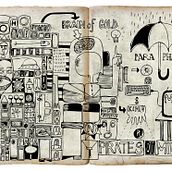 Pirates of milk. Traditional illustration project by Ulula Corvo - 06.17.2011