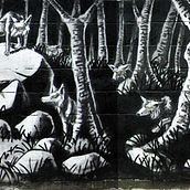 "Mitos galegos". Traditional illustration project by Delio Rodríguez Ces - 08.18.2011