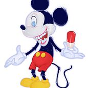 Cyclops Mickey. Design, Traditional illustration, and Advertising project by Darwin - 09.05.2011