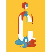 Citizen ink paint Logo. Design, and Traditional illustration project by Jose Miguel Méndez Cristina - 09.22.2011