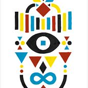 Geometría y color. Een project van  Ontwerp y Traditionele illustratie van Erre Gálvez - 14.11.2011