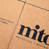 Logotipo para MITO proyectos y reformas. Empresa de construcción en Navarra.. Br, ing, Identit, and Graphic Design project by JESÚS SOTÉS VICENTE - 11.22.2011