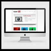 Web CCDtv Producciones. Design, IT, and Advertising project by Sonia Palomar Marquez - 12.12.2011