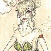 personajes. Traditional illustration project by Angi lópez. love'n'hate - 12.16.2011