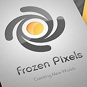 Frozen Pixels Studio corporate identity. Design project by Ana - 12.20.2011
