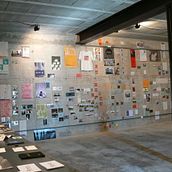 mural cronológico 15 años de nau Côclea.  projeto de montserrat_moliner - 28.12.2011