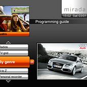 Mirada TV  . % Ernesto Pino tarafından hazırlanan Tasarım, Programlama, Ve BT projesi - 01.19.2012