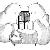 Monster sitter. Traditional illustration project by Alejandro Di Trolio - 02.05.2012