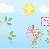 Bienvenida Ana. Design, and Traditional illustration project by Isabel Choin - 02.23.2012