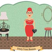 Dory Von Bonm. Un proyecto de Ilustración tradicional de Elvira Rojas - 07.03.2012