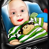 Niño Mathias -  Child Mathias. Design e Ilustração tradicional projeto de Jean Merlano - 16.03.2012