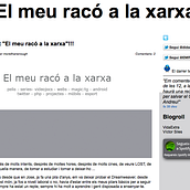 El meu racó a la xarxa. Design, Programming & IT project by didac_llamas_masdeu - 03.21.2012