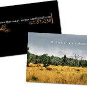Tarjetas de visita: Tharasia. Un projet de Design , Photographie , et Publicité de Sabrina Martínez - 24.03.2012