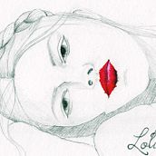 Lolita. Traditional illustration project by Rocío - 03.26.2012