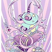 Psychedelic carnival. Traditional illustration project by Roger Llopis Lloret - 04.25.2012