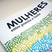 Libro, Mulheres entre poesia e luita. Design, Traditional illustration, Photograph, and Advertising project by Eva Miranda - 05.11.2012