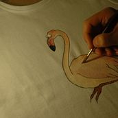 Dibujo sobre textil.  project by Lara Sànchez Guirado - 05.17.2012