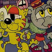street cats. Design, and Traditional illustration project by Fátima de Juan - 06.20.2012