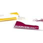 Imagen corporativa QueBuenVino y Artesania Cervecera. Design project by Anita Aísa Pardo - 07.10.2012