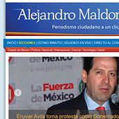 Pagina Web Alejandro Maldonado . % Alvaro Espejel Valdes tarafından hazırlanan Tasarım, Ve BT projesi - 07.20.2012